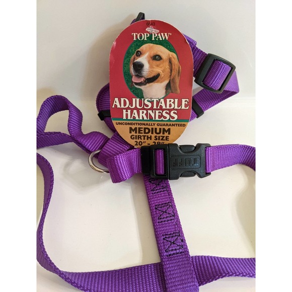 M medium new top paw dog puppy purple harness - Picture 2 of 2